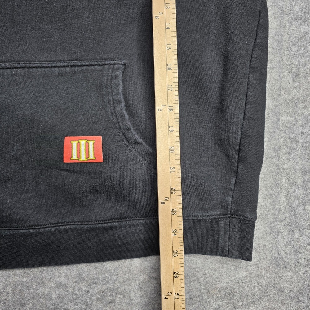 Logic Hoodie‎ Mens Large Black Bobby Tarantino III Pullover Rap Hip Hop Graphic - Picture 7 of 9